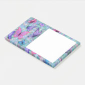 Flying Butterflies plaatsen het notities Post-it® Notes (Schuin)