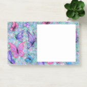 Flying Butterflies plaatsen het notities Post-it® Notes (Kantoor)