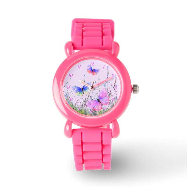 Flying Butterflies Watch Horloge (Voorkant)