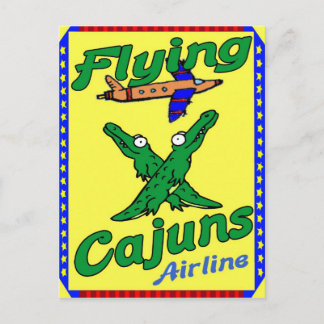 Flying Cajuns Briefkaart