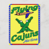 Flying Cajuns Briefkaart (Voorkant)