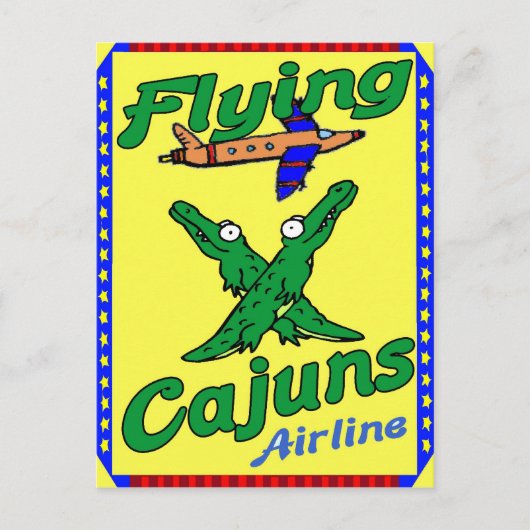 Flying Cajuns Briefkaart (Voorkant)