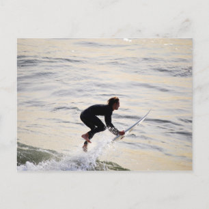 "Flying" California Surfer Briefkaart