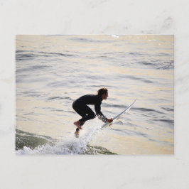 "Flying" California Surfer Briefkaart