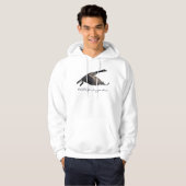Flying Canada Goose Wildlife Supporter Hoodie (Voorkant volledig)