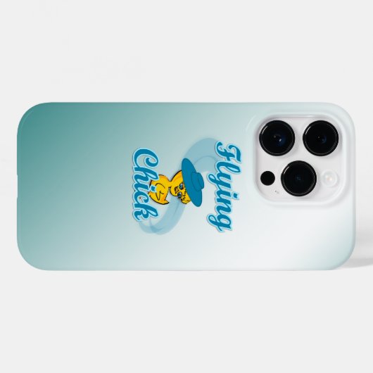 Flying Chick #3 Case-Mate iPhone Case (Achterkant (horizontaal))