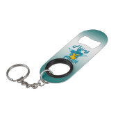 Flying Chick #7 Sleutelhanger Flessenopener (Voorkant Gekanteld)