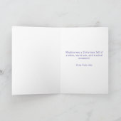 Flying Christmas Teddy Bears Kids Card Feestdagen Kaart (Binnen)