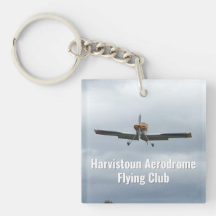 Flying Club met Light Vliegtuig Flying Club-lid Sleutelhanger