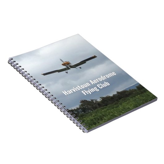 Flying Club Notebook with Light Aircraft. Notitieboek (Rechterzijde)