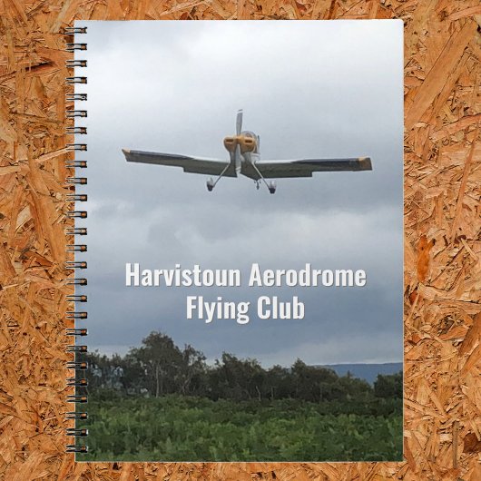 Flying Club Notebook with Light Aircraft. Notitieboek