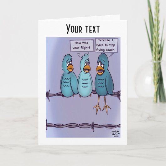 Flying Coach Wenskaart Kaart (Voorkant)