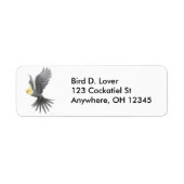 Flying Cockatiel Label (Voorkant)