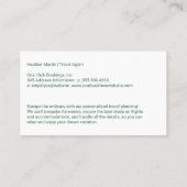 Flying Computer Mouse | Travel Agency Visitekaartje (Achterkant)