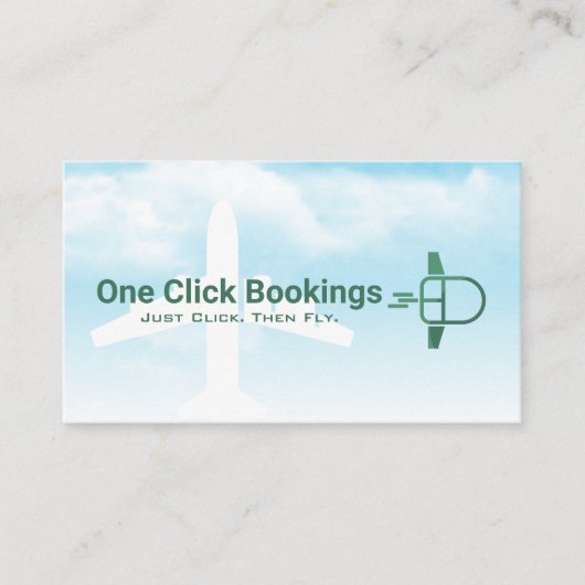 Flying Computer Mouse | Travel Agency Visitekaartje (Voorkant)