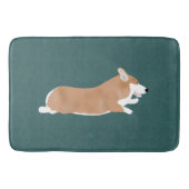 Flying Corgi Bathmat Badmat (Voorkant)