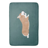 Flying Corgi Bathmat Badmat (Voorkant Verticaal)