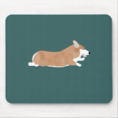 Flying Corgi Mousepad Muismat (Voorkant)