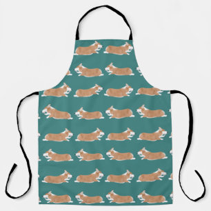 Flying Corgis Allover Apron Schort