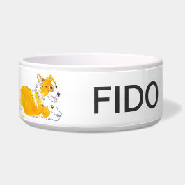Flying Corgis Dog Bowl Voerbakje