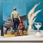 Flying Cowboy van Mead Schaeffer Fotoplaat (Zijkant)