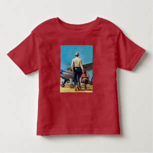 Flying Cowboy van Mead Schaeffer Kinder Shirts