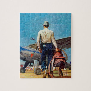 Flying Cowboy van Mead Schaeffer Legpuzzel