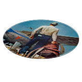 Flying Cowboy van Mead Schaeffer Snijplank (Hoek)