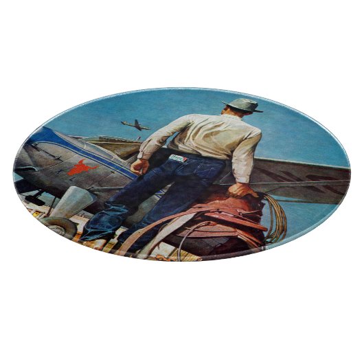 Flying Cowboy van Mead Schaeffer Snijplank (Hoek)