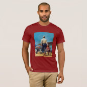 Flying Cowboy van Mead Schaeffer T-shirt (Voorkant volledig)