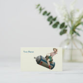 Flying Cowgirl V2 Visitekaartje (Staand voorkant)