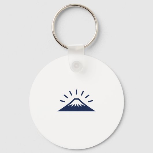 Flying Crane – Minimal Japanese Icon Sleutelhanger (Achterkant)