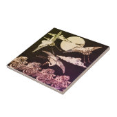 Flying Crane Tile - Christopher Dresser Tegeltje (Zijkant)