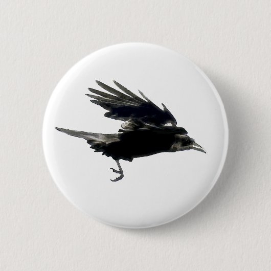Flying CROW Art Button (Voorkant)