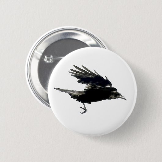 Flying CROW Art Button (Voorkant /achterkant)