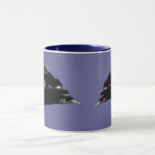 Flying Crow Raven-liefhebbers Drinkware Mok (Midden)