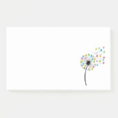 Flying cute bears dandelion flow post-it® notes (Voorkant)