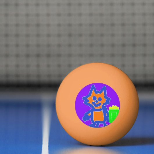 Flying Cuties Popcorn Anime Ping Pong Ball (Net)