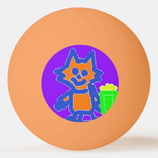 Flying Cuties Popcorn Anime Ping Pong Ball (Voorkant)