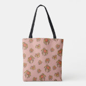 Flying Daisies Lente en Zomer bloemencanvas tas (Achterkant)