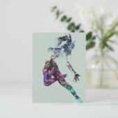 Flying dans briefkaart (Staand voorkant)