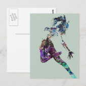 Flying dans briefkaart (Voorkant / Achterkant)