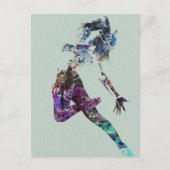 Flying dans briefkaart (Voorkant)