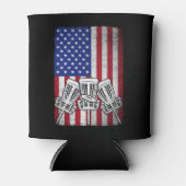 Flying Disc Golf Lover Mannen Vrouwen Amerikaanse  Blikjeskoeler (Voorkant)