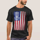 Flying Disc Golf Lover Mannen Vrouwen Amerikaanse  T-shirt (Voorkant)