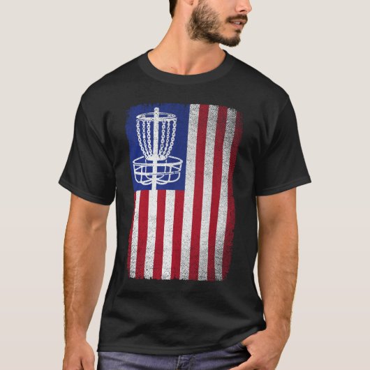 Flying Disc Golf Lover Mannen Vrouwen Amerikaanse T-shirt (Voorkant)