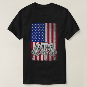 Flying Disc Golf Lover Mannen Vrouwen Amerikaanse  T-shirt