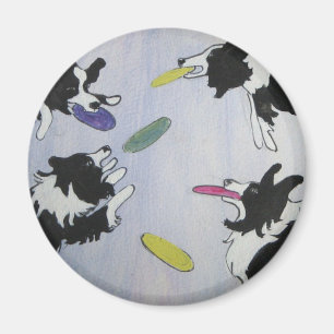 Flying Disk Dogs Magneet