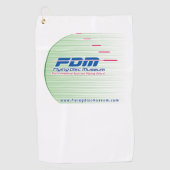 Flying Disk Museum Disk Golf Towel Golfhanddoek (Voorkant)