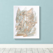 Flying Dolphin Canvas Afdruk (Insitu (Houten vloer))